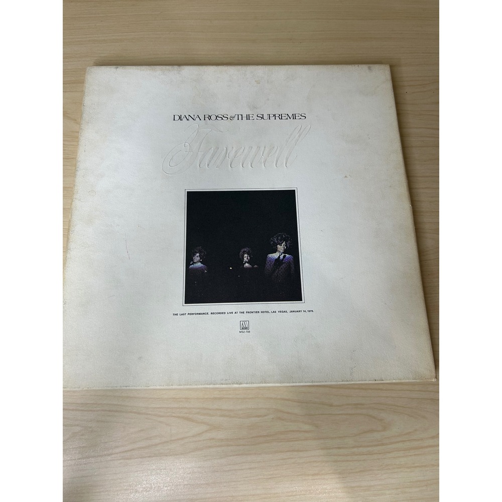 Diana Ross & The Supremes Farewell Live Frontier Hotel‎ Motown MS2-708 Vinyl LP